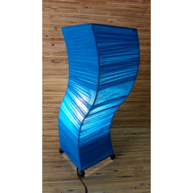 Lampe wave bleu