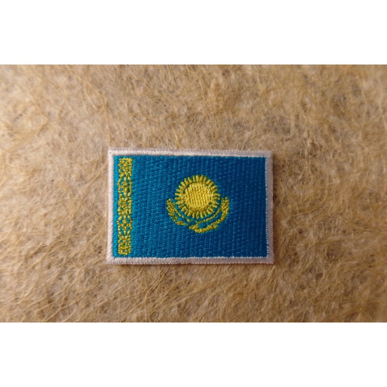 Ecusson drapeau Kazakhstan