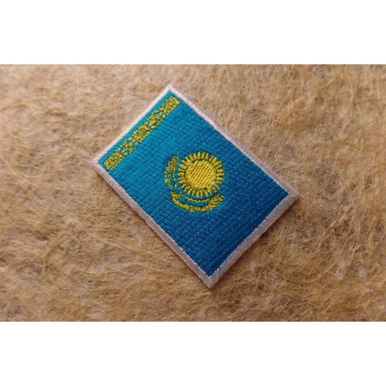 Ecusson drapeau Kazakhstan