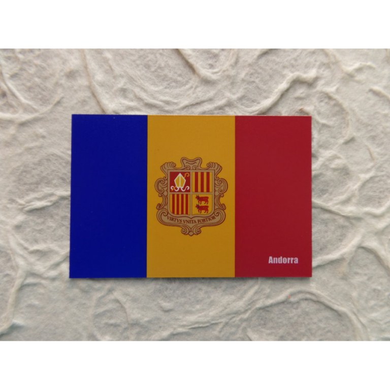 Aimant drapeau Andorre