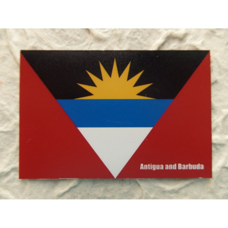 Aimant drapeau Antigua et Barbuda