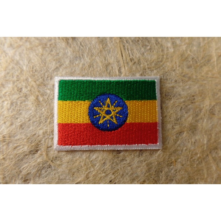 Ecusson drapeau Ethiopie