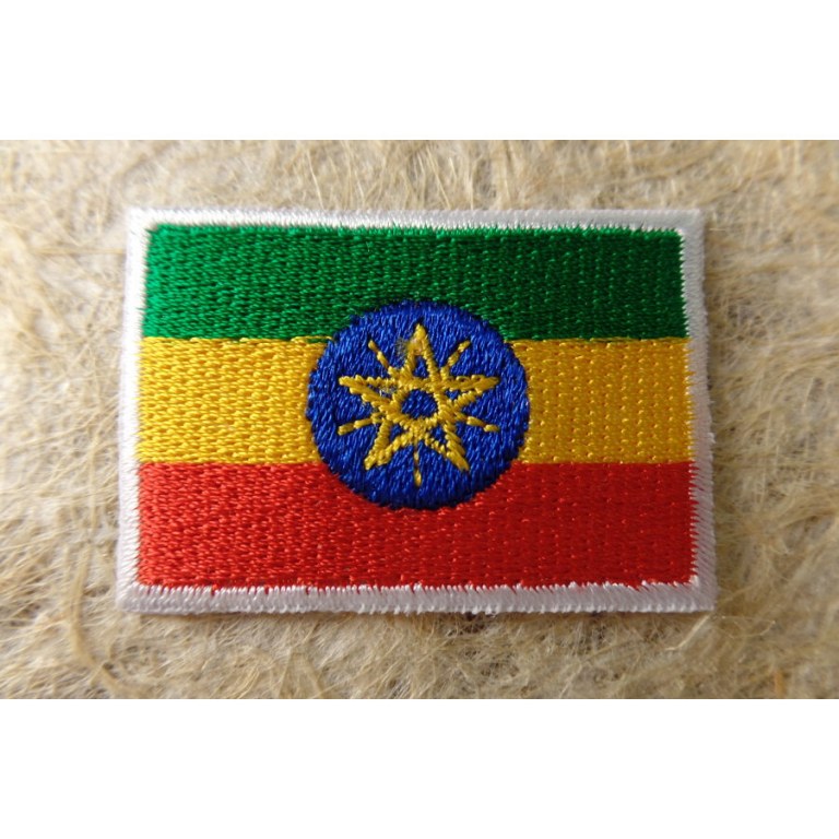 Ecusson drapeau Ethiopie
