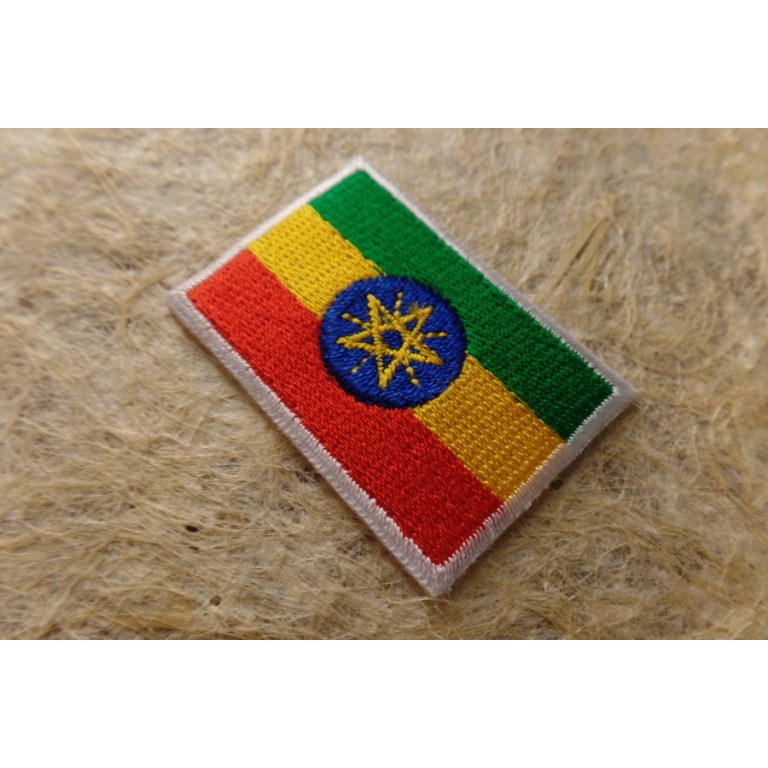 Ecusson drapeau Ethiopie
