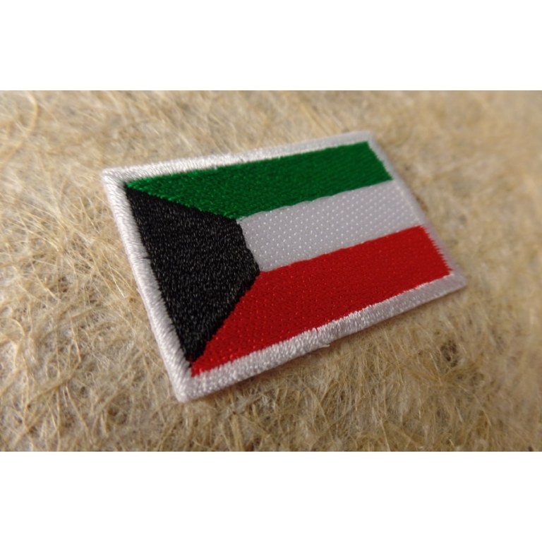 Ecusson drapeau Koweit