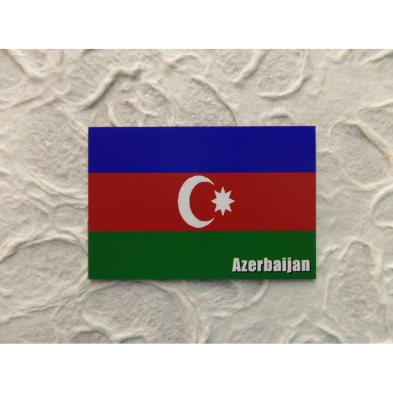 Aimant drapeau Azerbaïdjan
