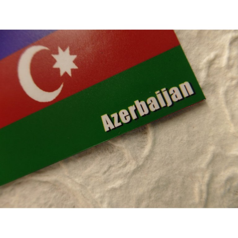 Aimant drapeau Azerbaïdjan