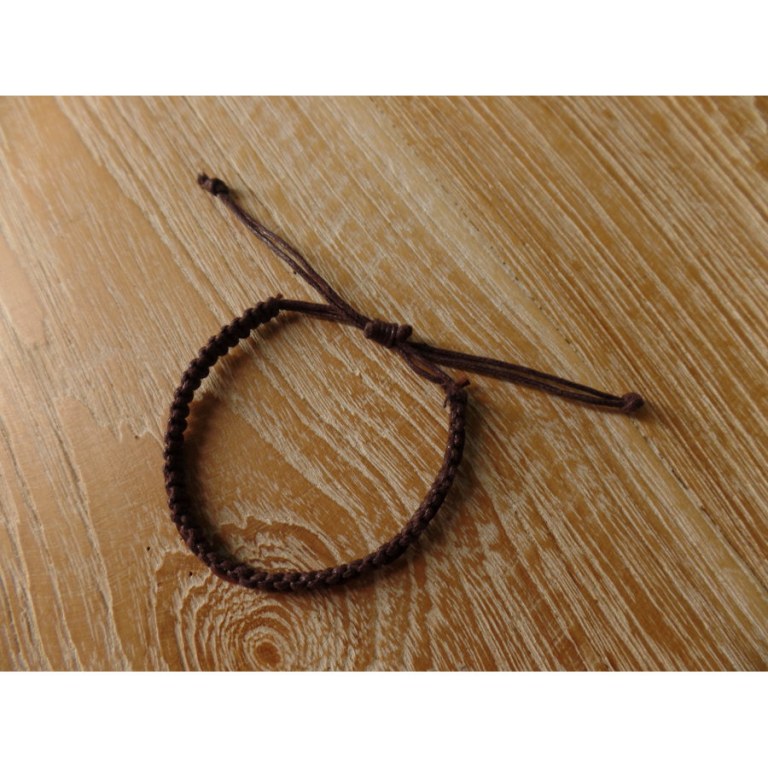 Bracelet macra Endang marron