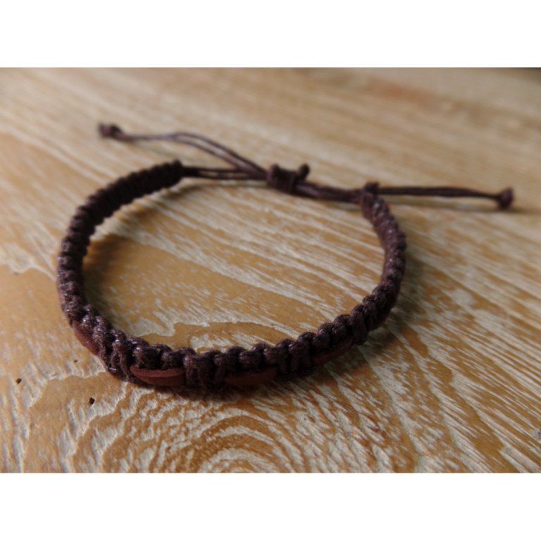 Bracelet macra Endang marron