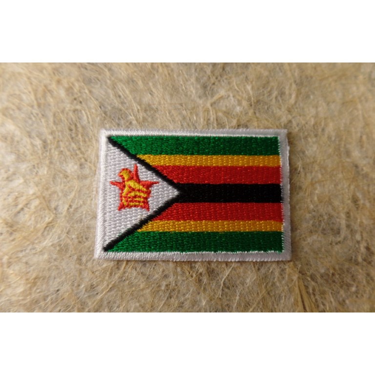 Ecusson drapeau Zimbabwé