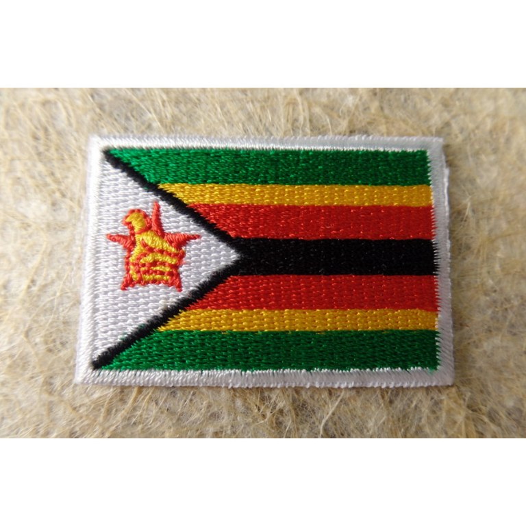 Ecusson drapeau Zimbabwé