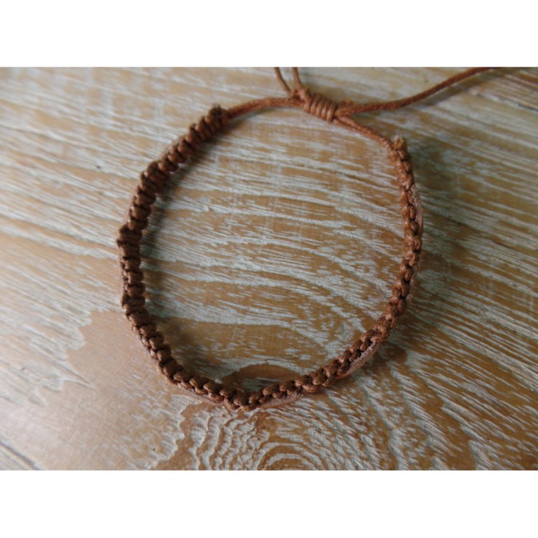 Bracelet macra Endang marron clair