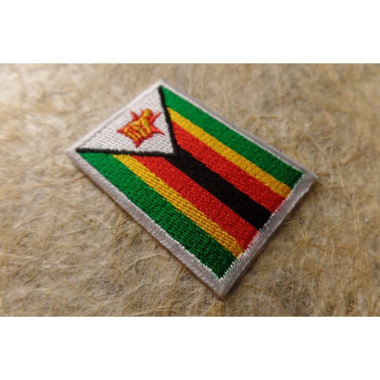 Ecusson drapeau Zimbabwé