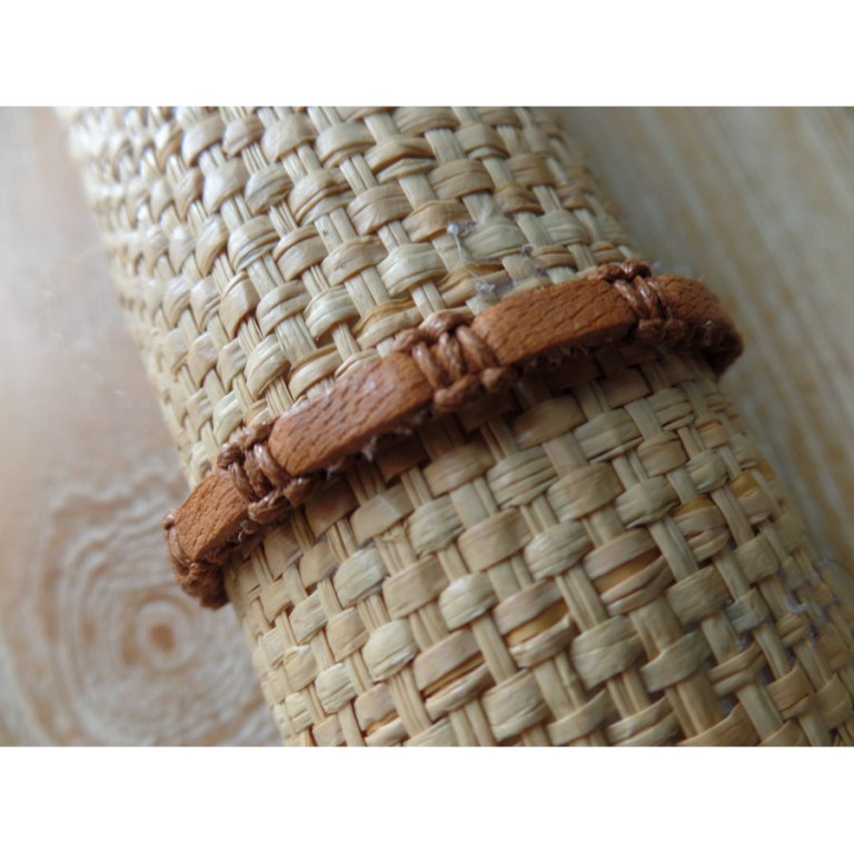 Bracelet macra Endang marron clair