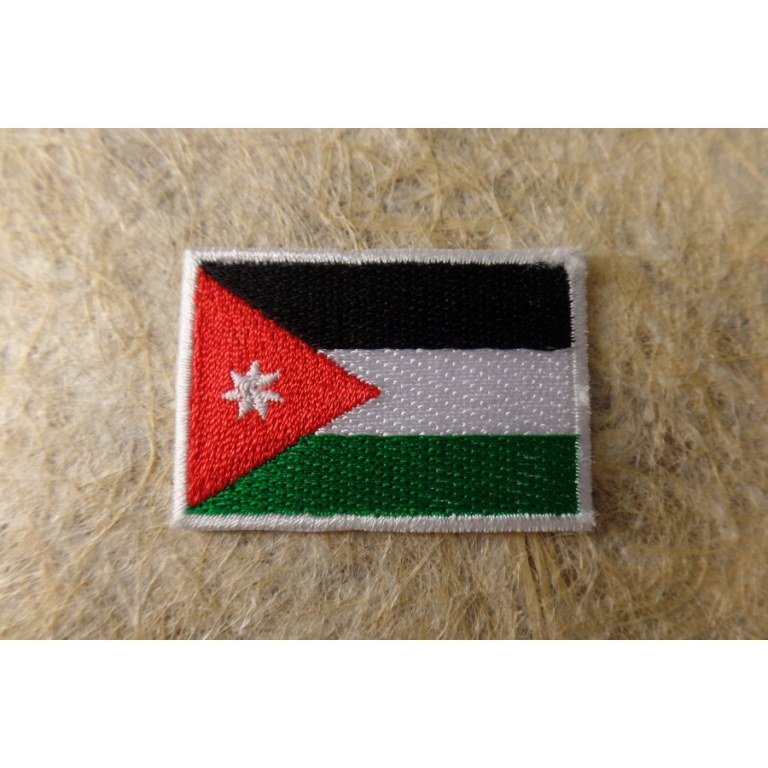 Ecusson drapeau Jordanie