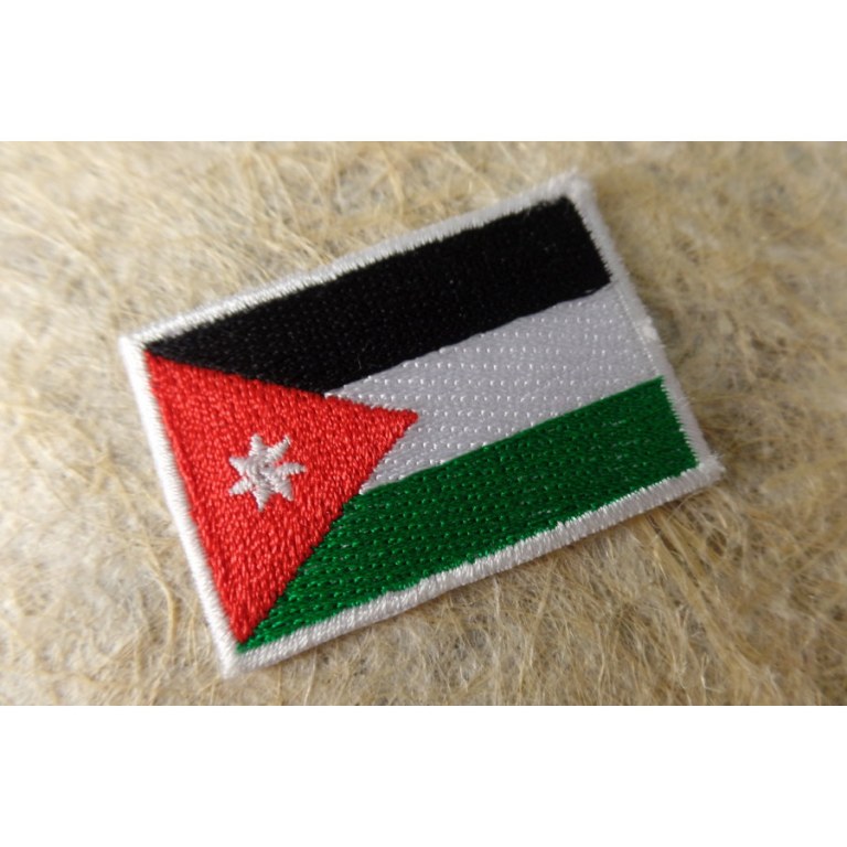 Ecusson drapeau Jordanie