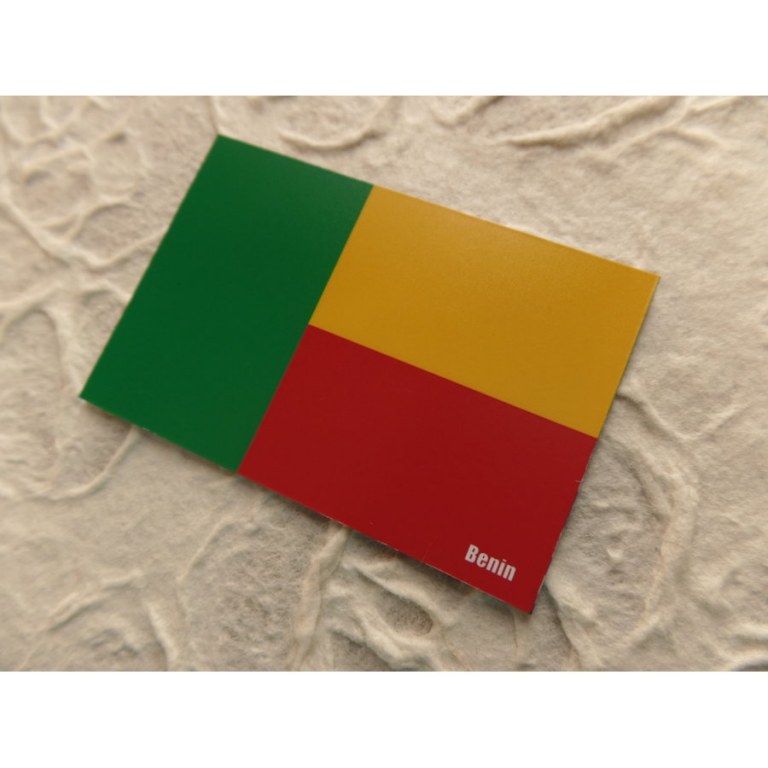 Aimant drapeau du Bénin