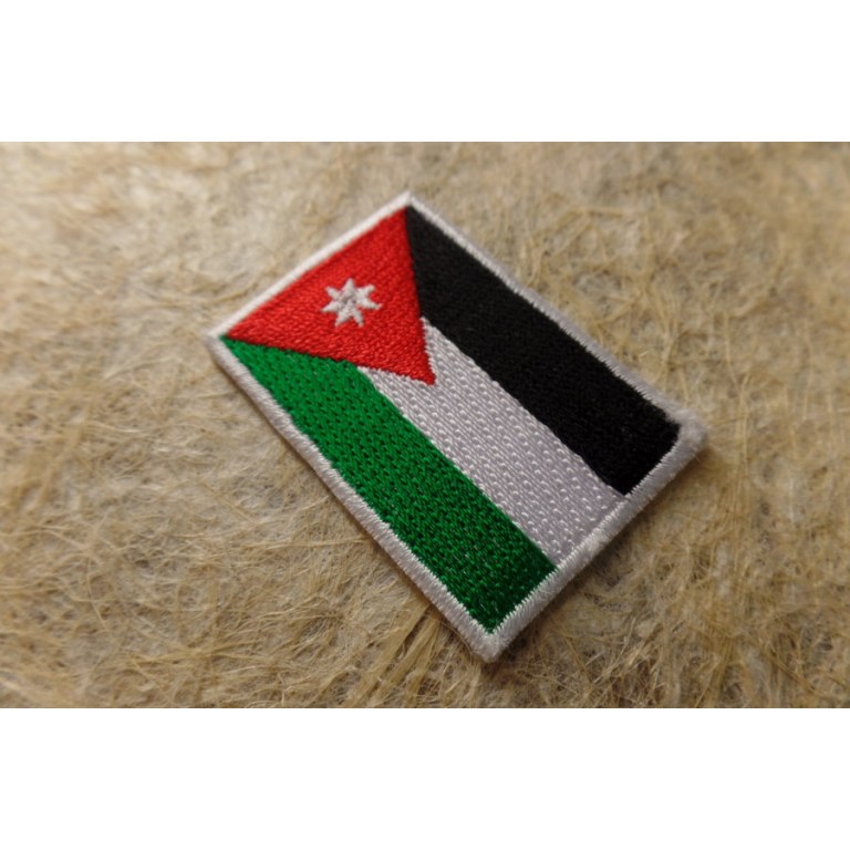 Ecusson drapeau Jordanie