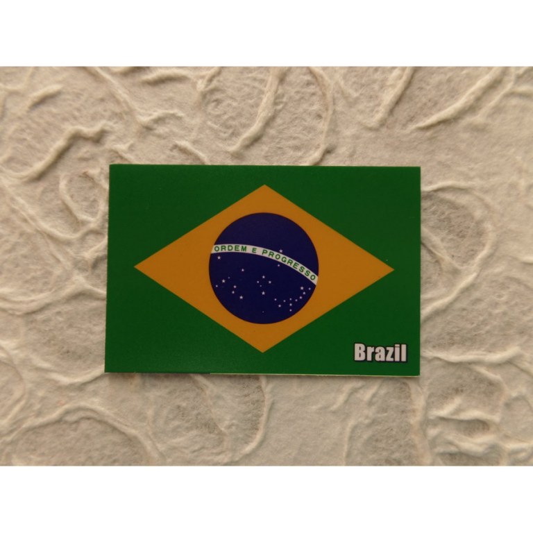 Magnet drapeau Brésil