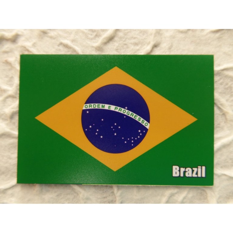 Magnet drapeau Brésil