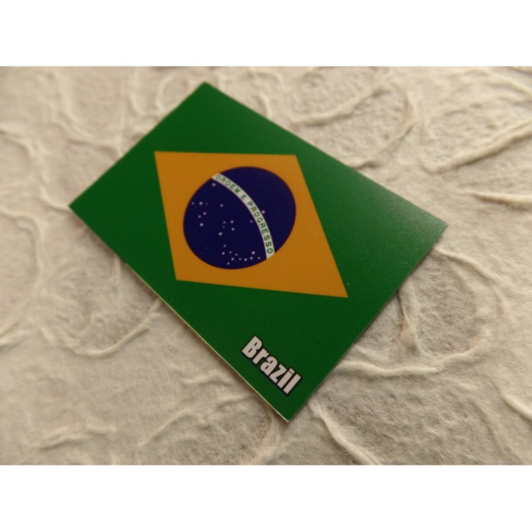 Magnet drapeau Brésil