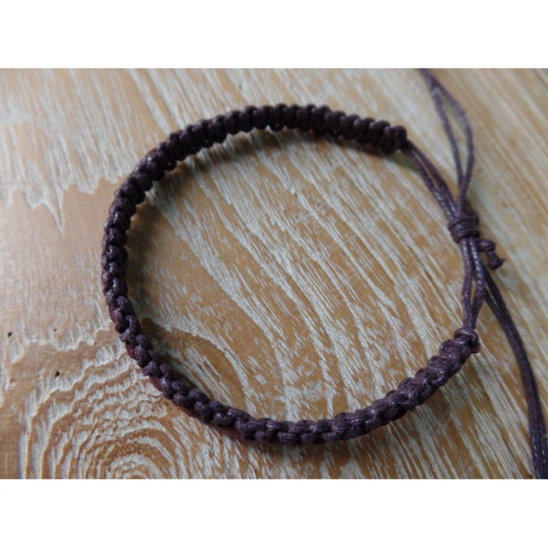 Bracelet macra Endang marron