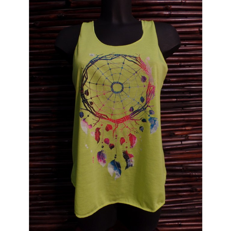 Débardeur femme fluo dreamcatcher