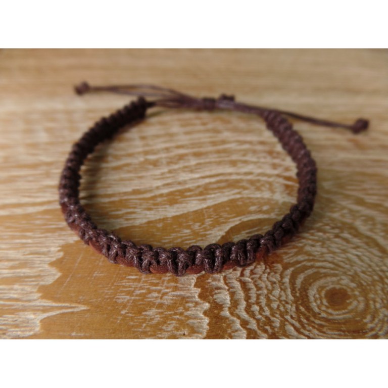 Bracelet macra Endang marron