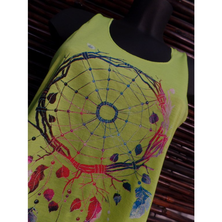 Débardeur femme fluo dreamcatcher