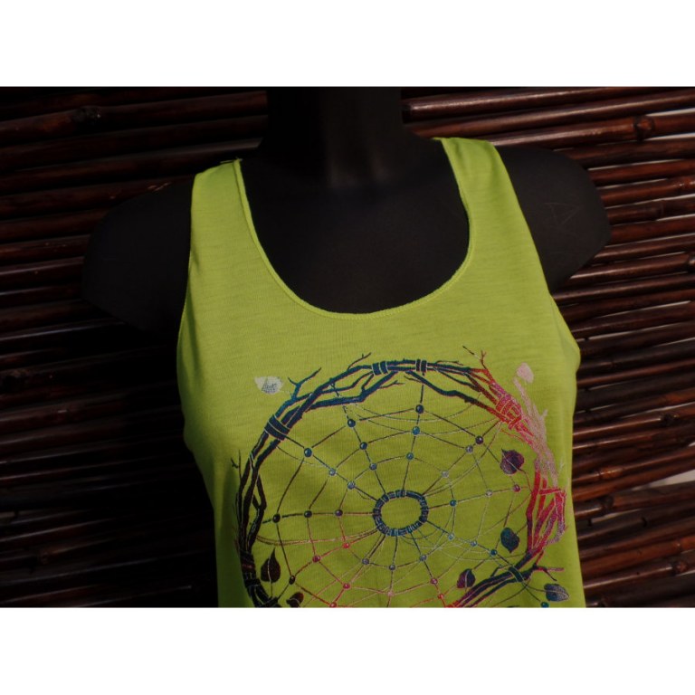 Débardeur femme fluo dreamcatcher