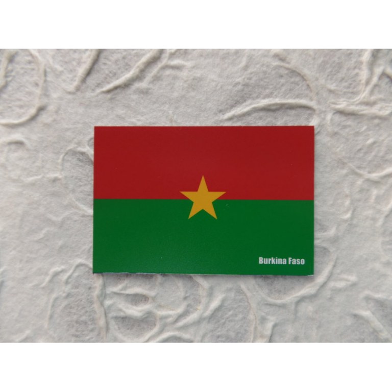 Aimant drapeau Burkina Faso