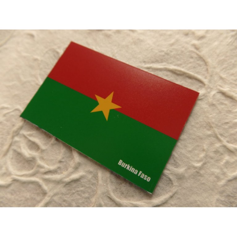 Aimant drapeau Burkina Faso