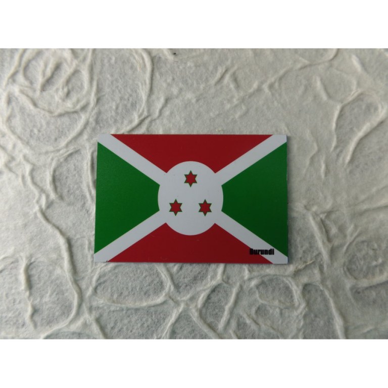 Aimant drapeau Burundi