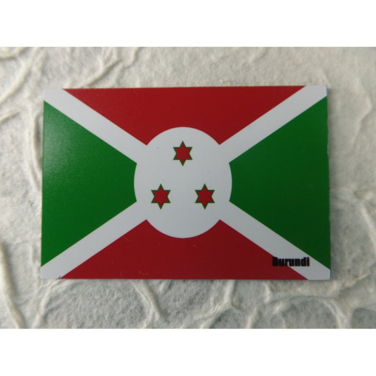 Aimant drapeau Burundi