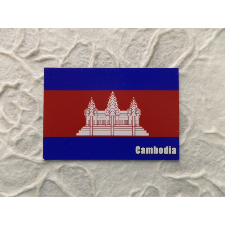 Aimant drapeau Cambodge