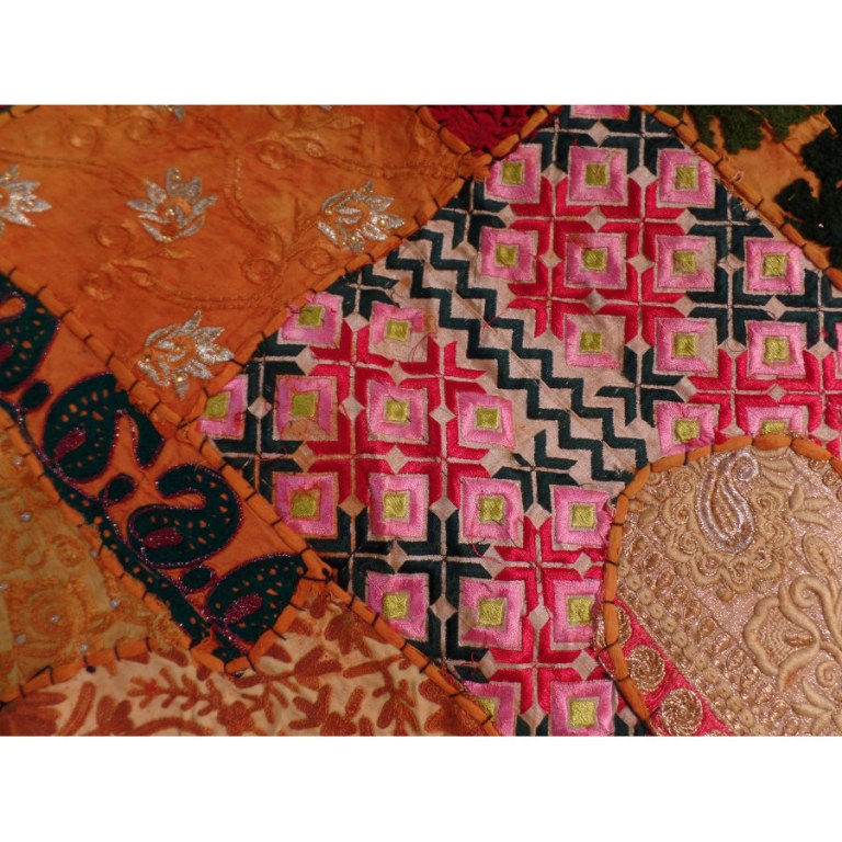 Tenture Agra abricot