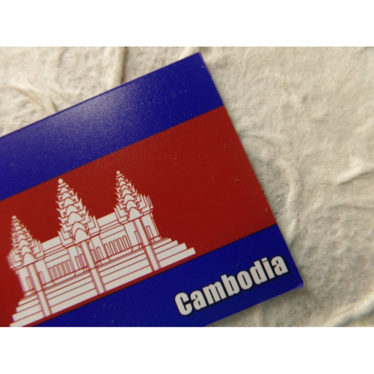 Aimant drapeau Cambodge