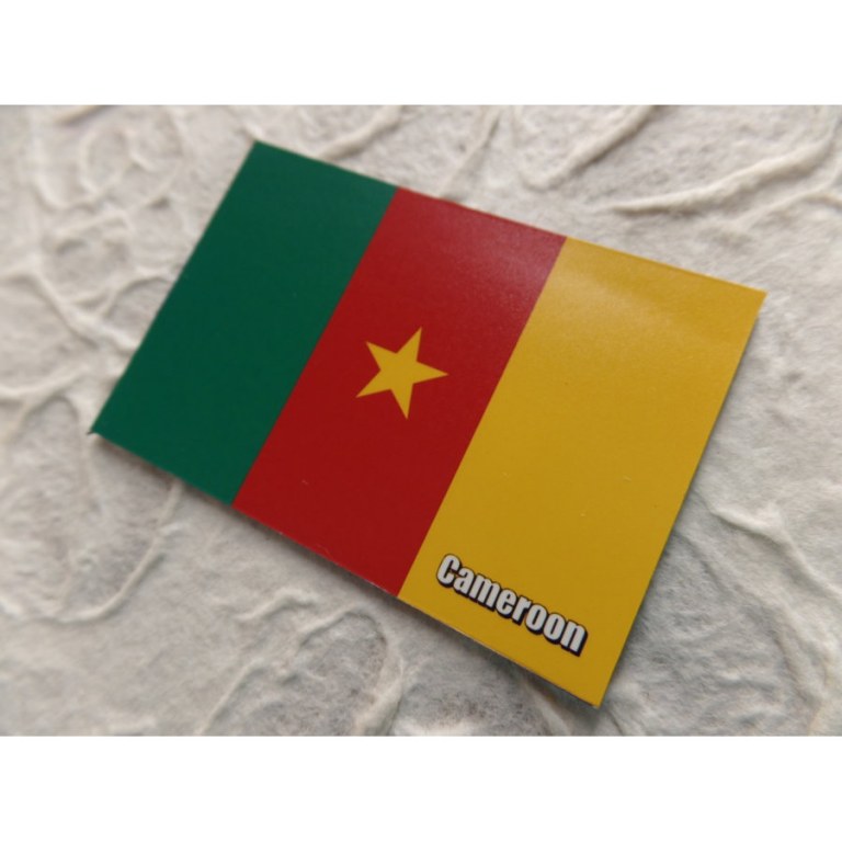 Aimant drapeau Cameroun