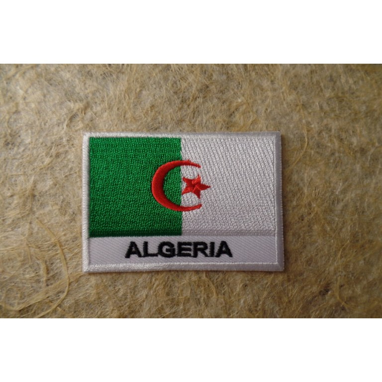 Ecusson drapeau Algérie