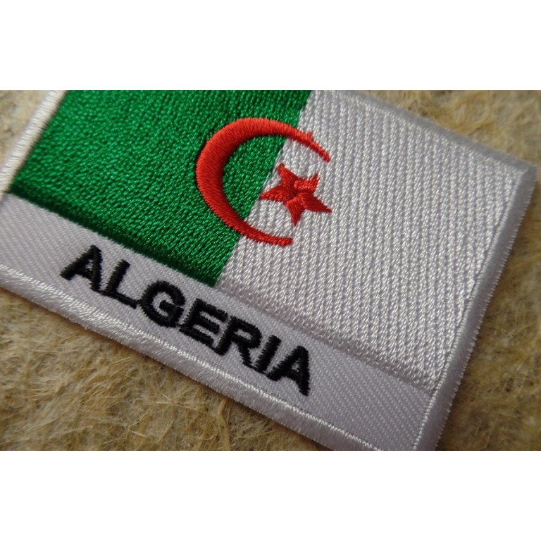 Ecusson drapeau Algérie