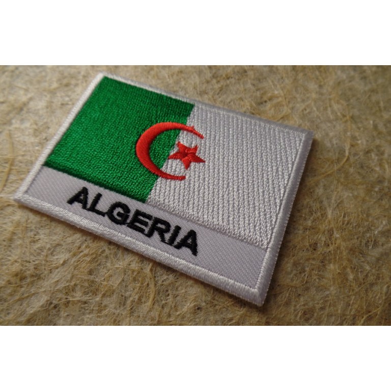 Ecusson drapeau Algérie