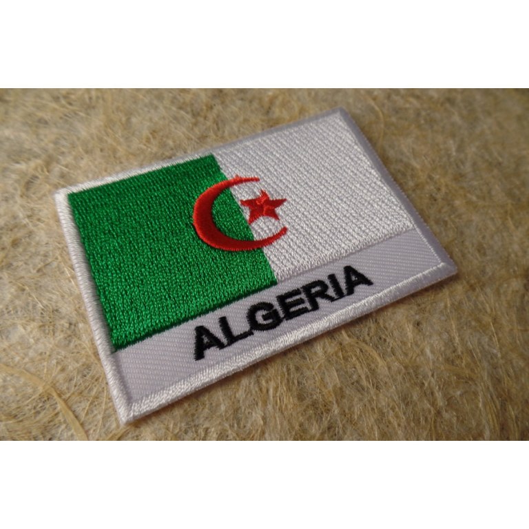 Ecusson drapeau Algérie