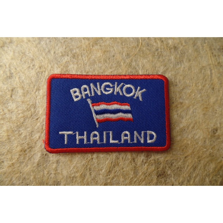 Ecusson drapeau Thaïlande Bangkok