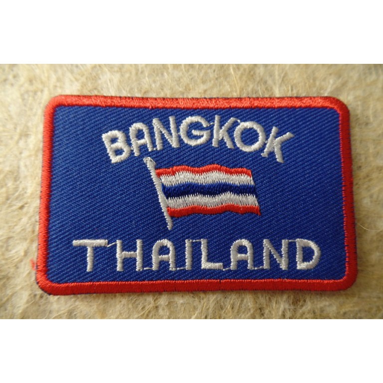 Ecusson drapeau Thaïlande Bangkok