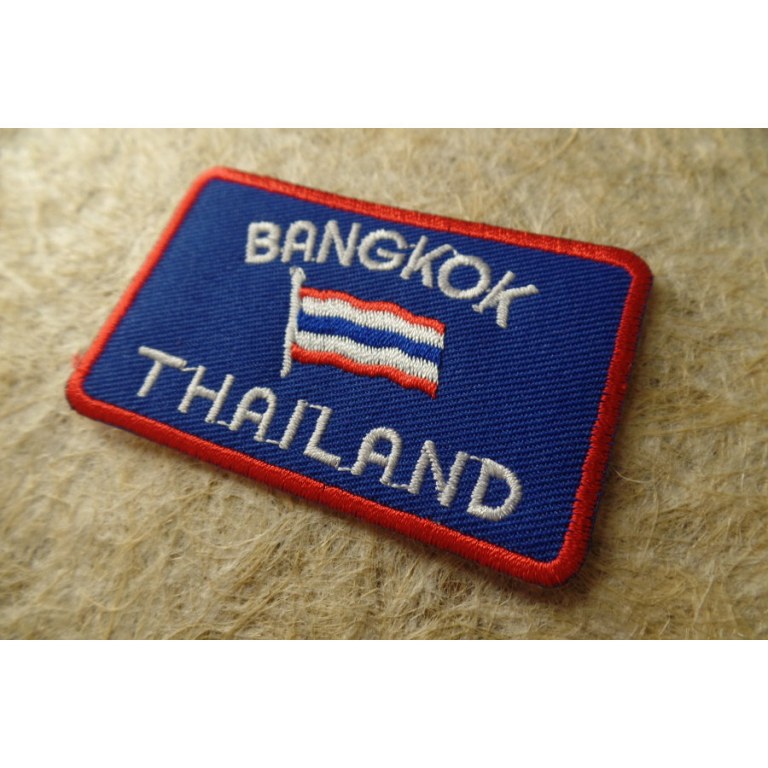 Ecusson drapeau Thaïlande Bangkok