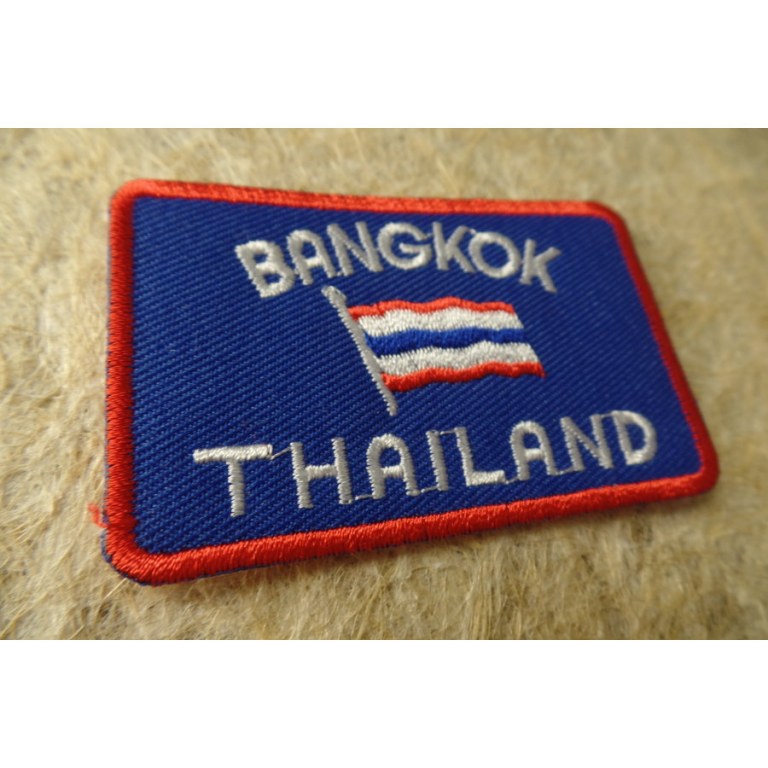 Ecusson drapeau Thaïlande Bangkok