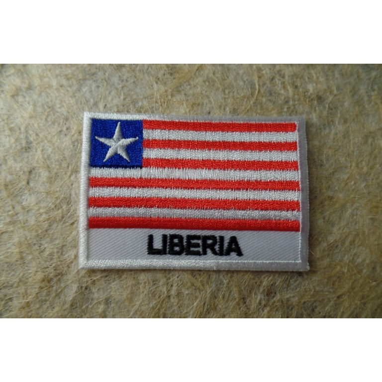 Ecusson drapeau Libéria