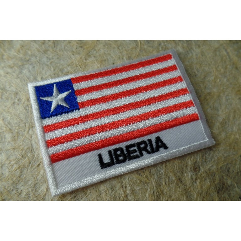 Ecusson drapeau Libéria