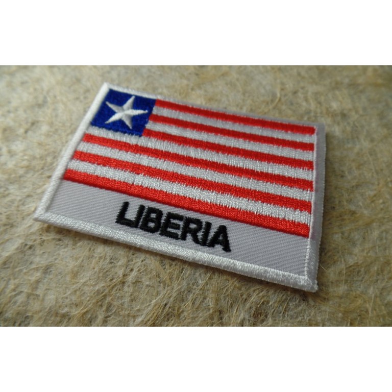 Ecusson drapeau Libéria