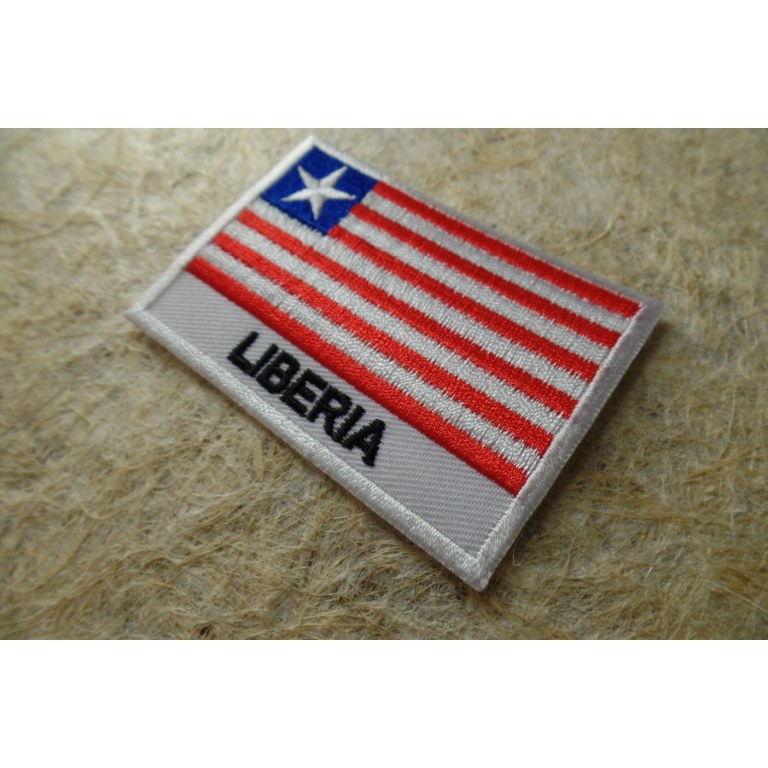 Ecusson drapeau Libéria